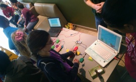 Playing games with Play-Doh? Makey-Makey makes it possible.